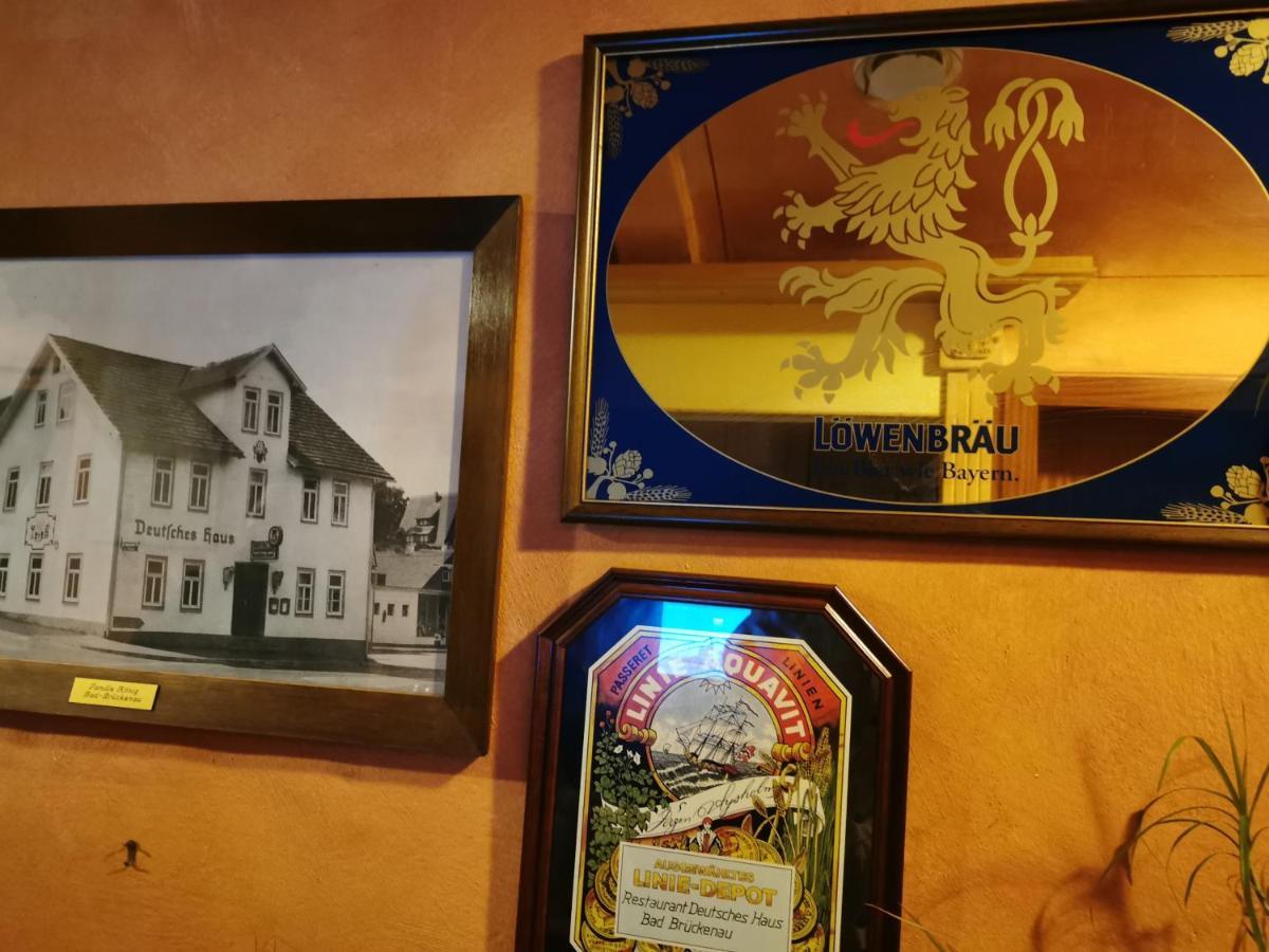 Hotel Deutsches Haus Бад-Брюккенау Экстерьер фото